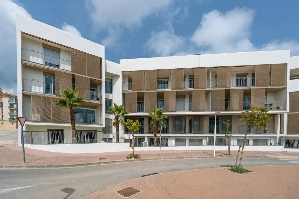 Vista exterior de Apartament en venda en Jávea / Xàbia amb Aire condicionat, Terrassa i Traster