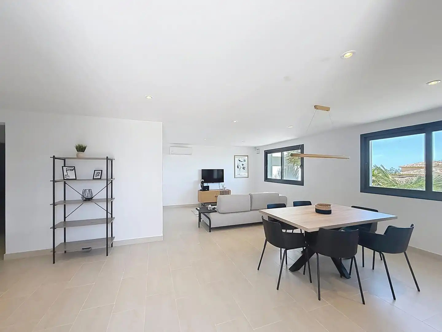 Sala de estar de Casa o chalet en venta en Benitachell / El Poble Nou de Benitatxell con Aire acondicionado, Calefacción y Jardín privado
