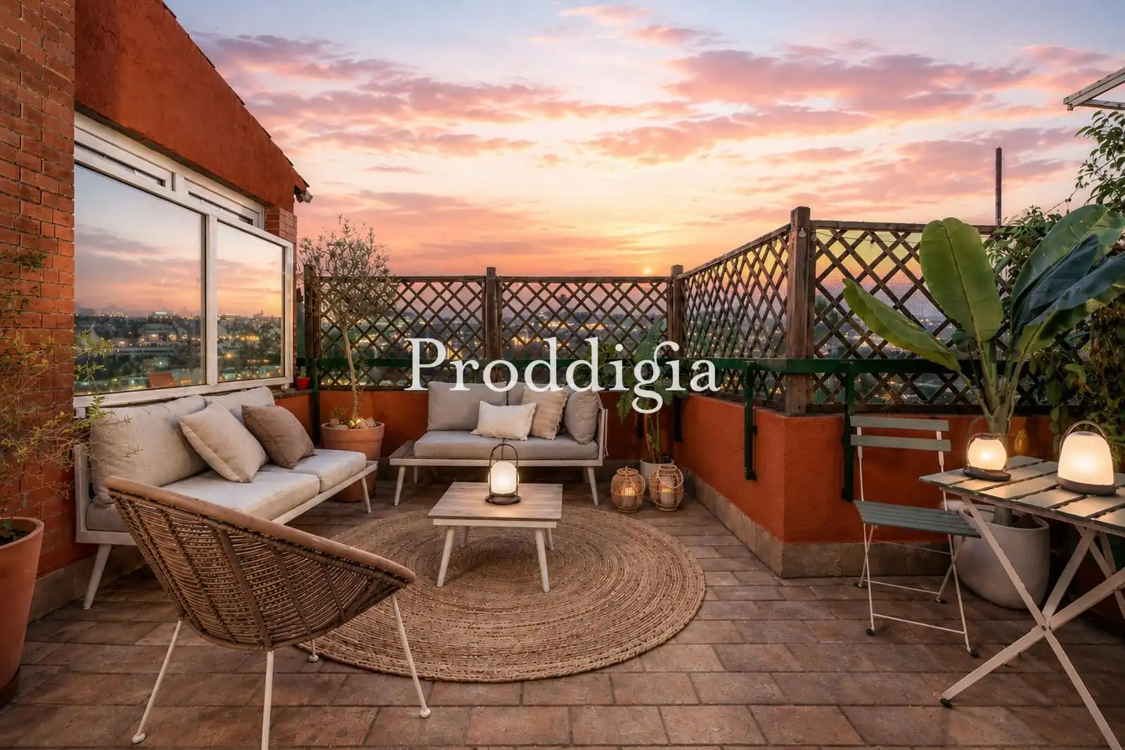 Terrasse von Dachboden zum Verkauf in Barcelona mit Klimaanlage, Heizung und Terrasse