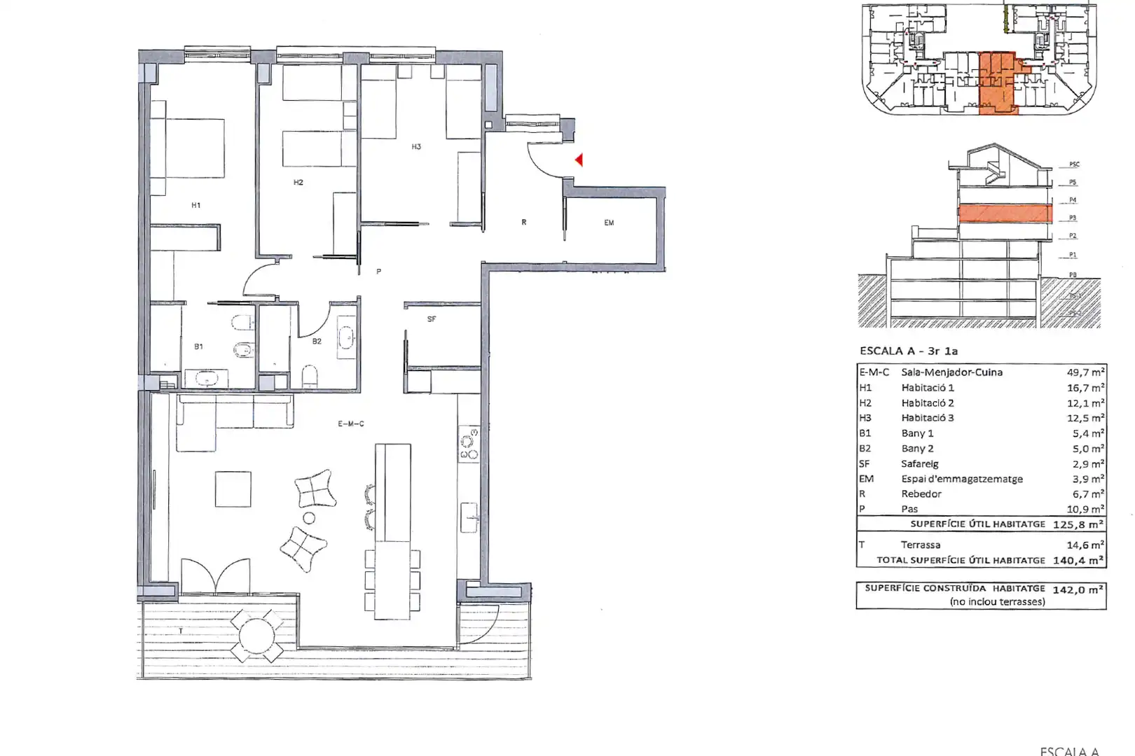 Apartments for sale in Escaldes – Engordany  with Parquet flooring and Terrace