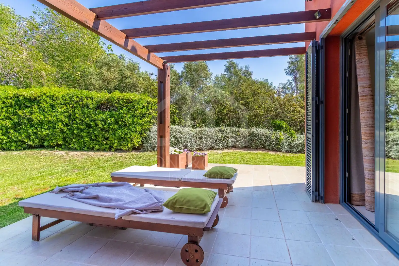 Terrasse von Haus oder Chalet zur Miete in Mont-roig del Camp mit Klimaanlage, Heizung und Privatgarten