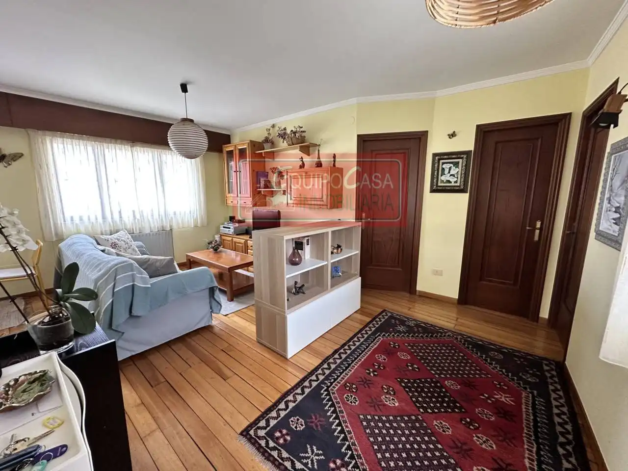 Living room of Apartments for rent in Lugo  with Heating, Parquet flooring and Furnished