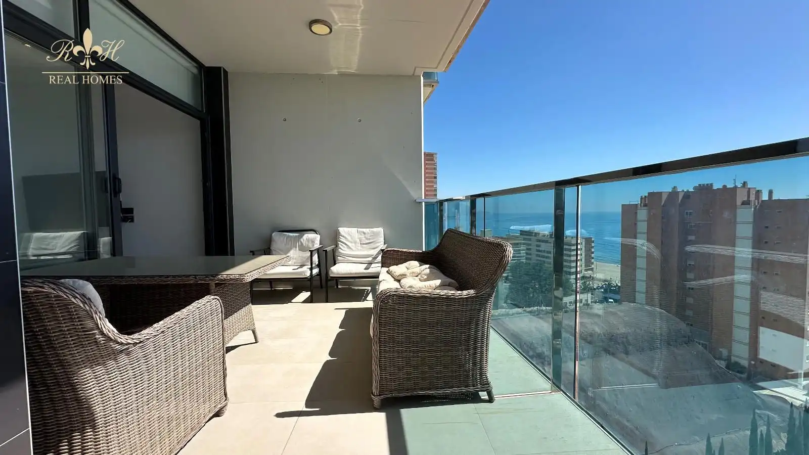 Terrace of Flat for rent in Benidorm  with Air Conditioner, Heating and Terrace