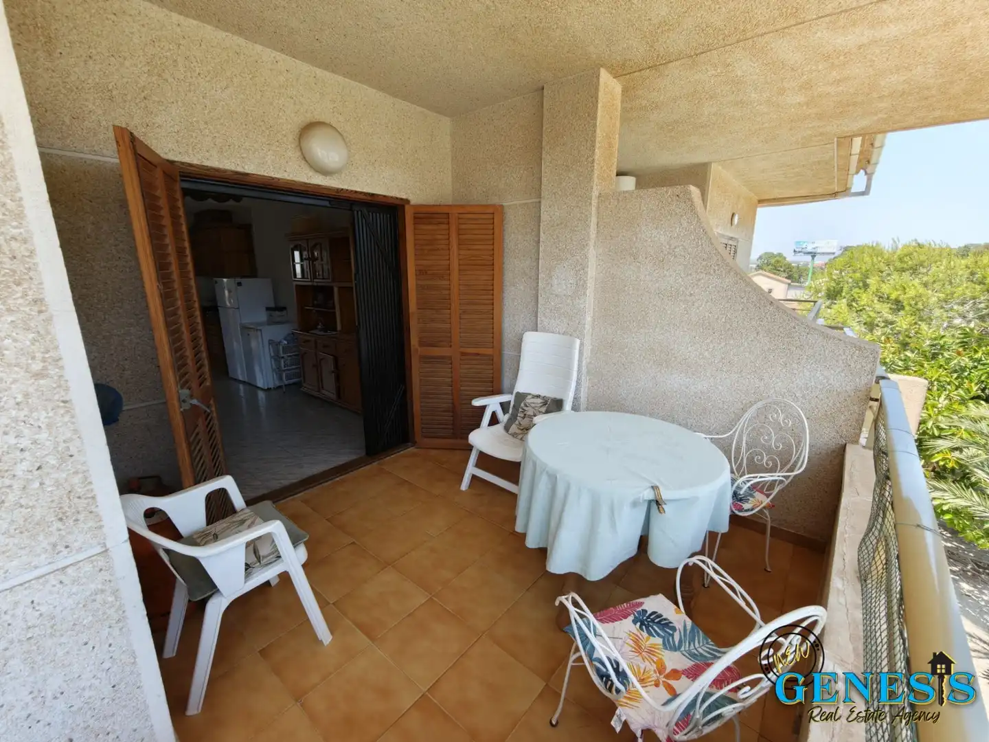 Terraza de Apartamento en venta en Guardamar del Segura con Amueblado, Horno y Lavadora