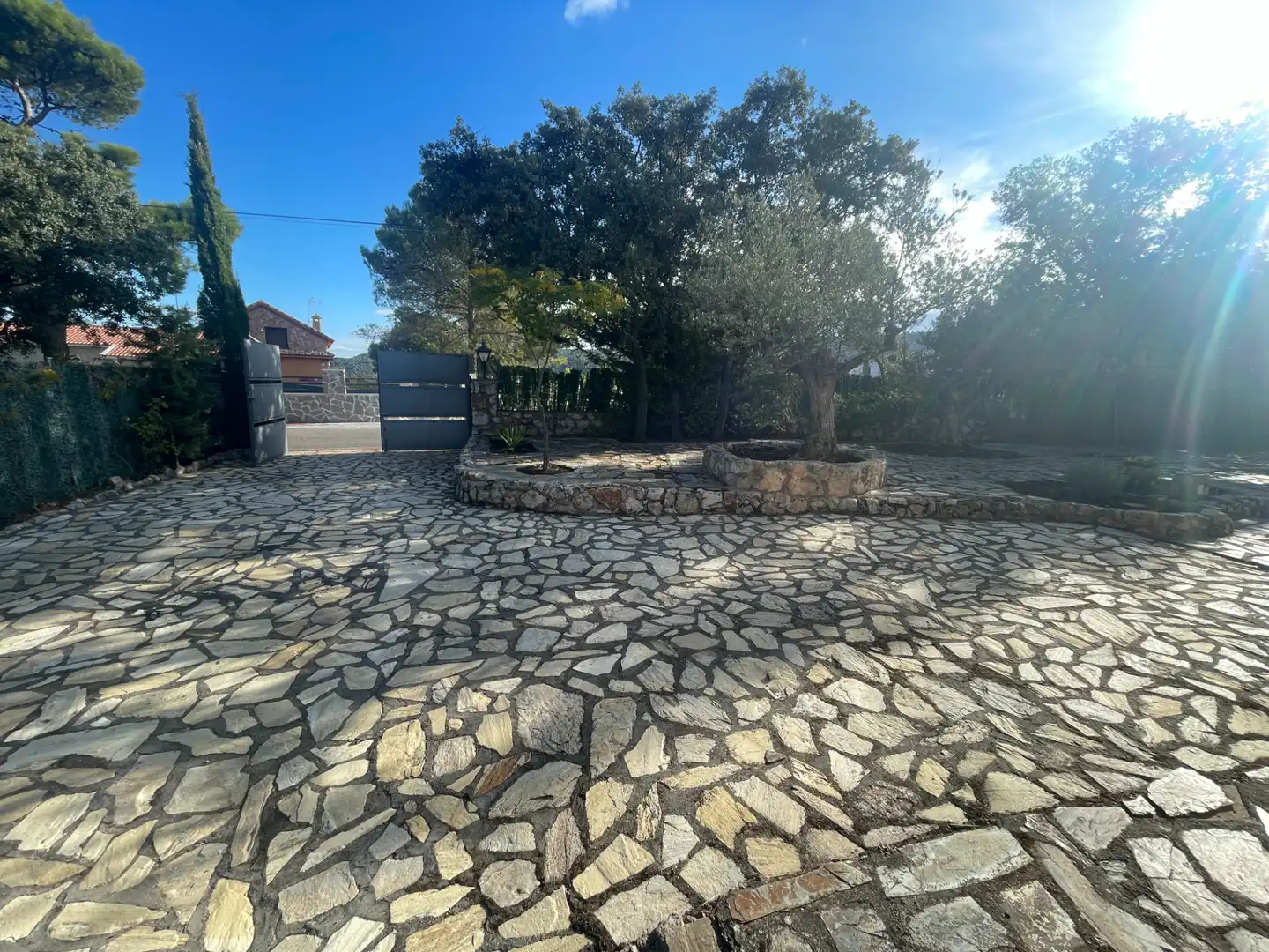 Vista exterior de Casa o chalet en venta en Albalate de Zorita con Calefacción, Jardín privado y Terraza