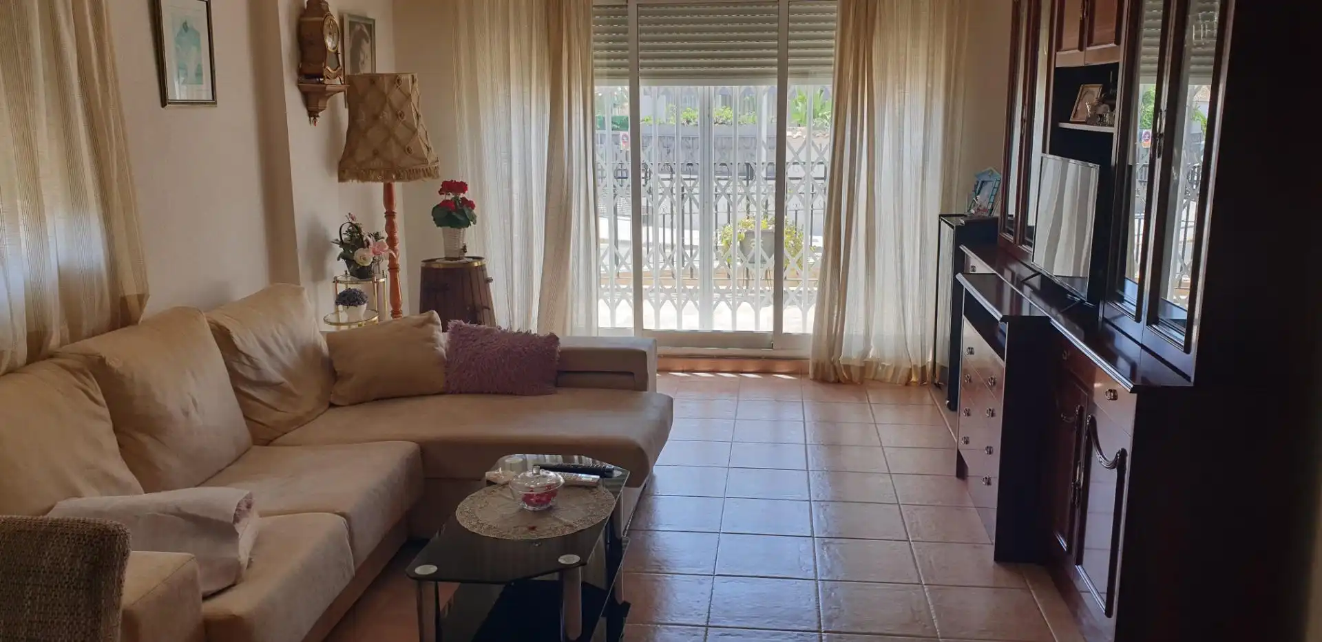 Living room of Flat for rent in Elche / Elx  with Air Conditioner, Heating and Terrace