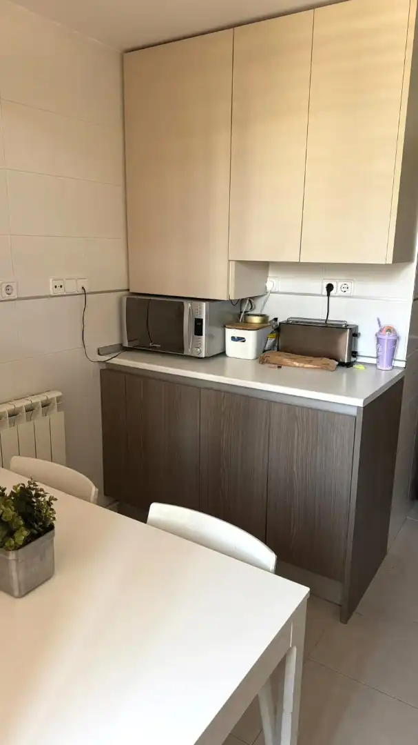Kitchen of Flat for sale in Tres Cantos  with Heating, Parquet flooring and Terrace