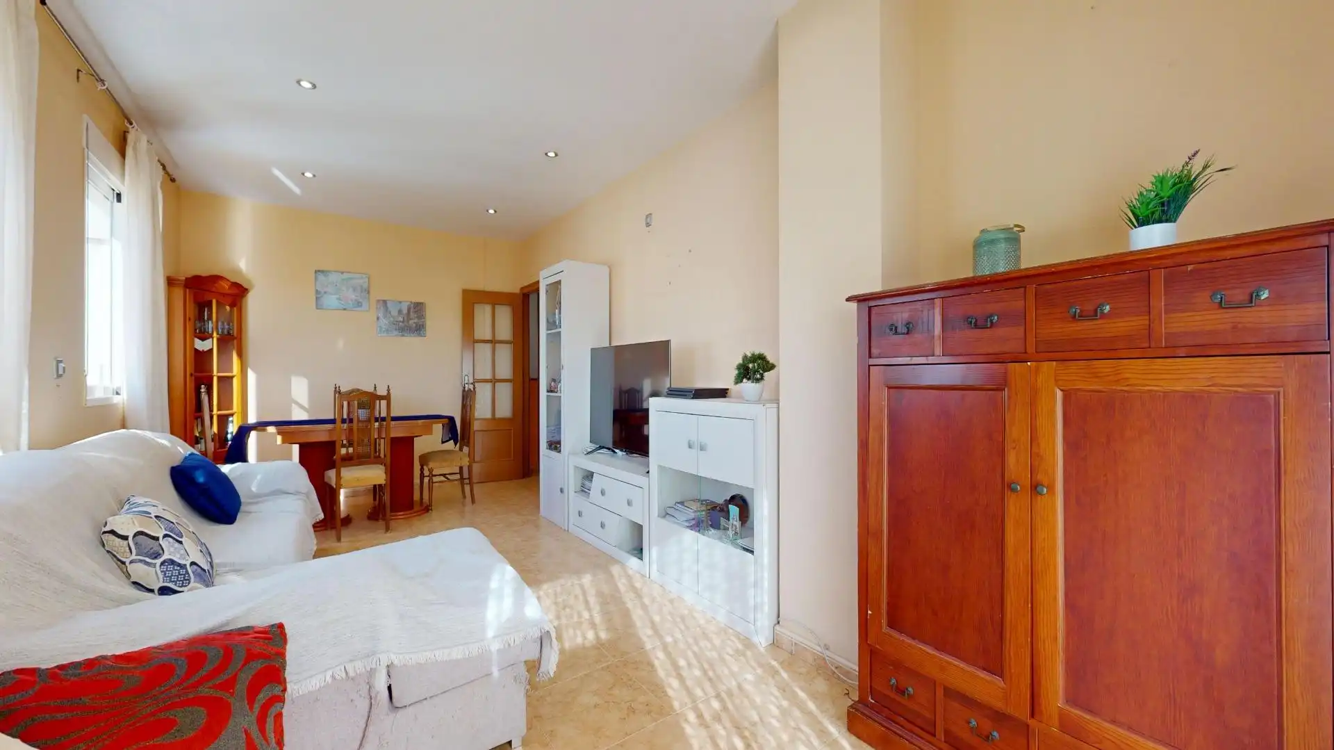 Sala d'estar de Àtic en venda en Pilar de la Horadada amb Terrassa, Traster i Moblat