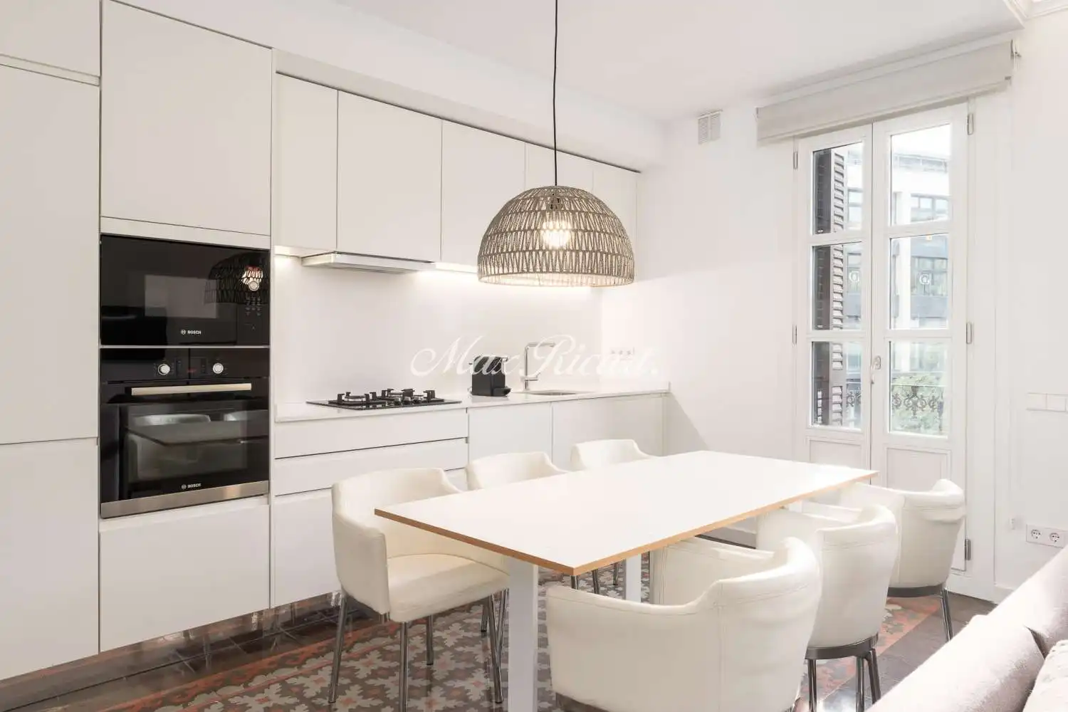 Kitchen of Flat for rent in Barcelona  with Air Conditioner, Heating and Terrace