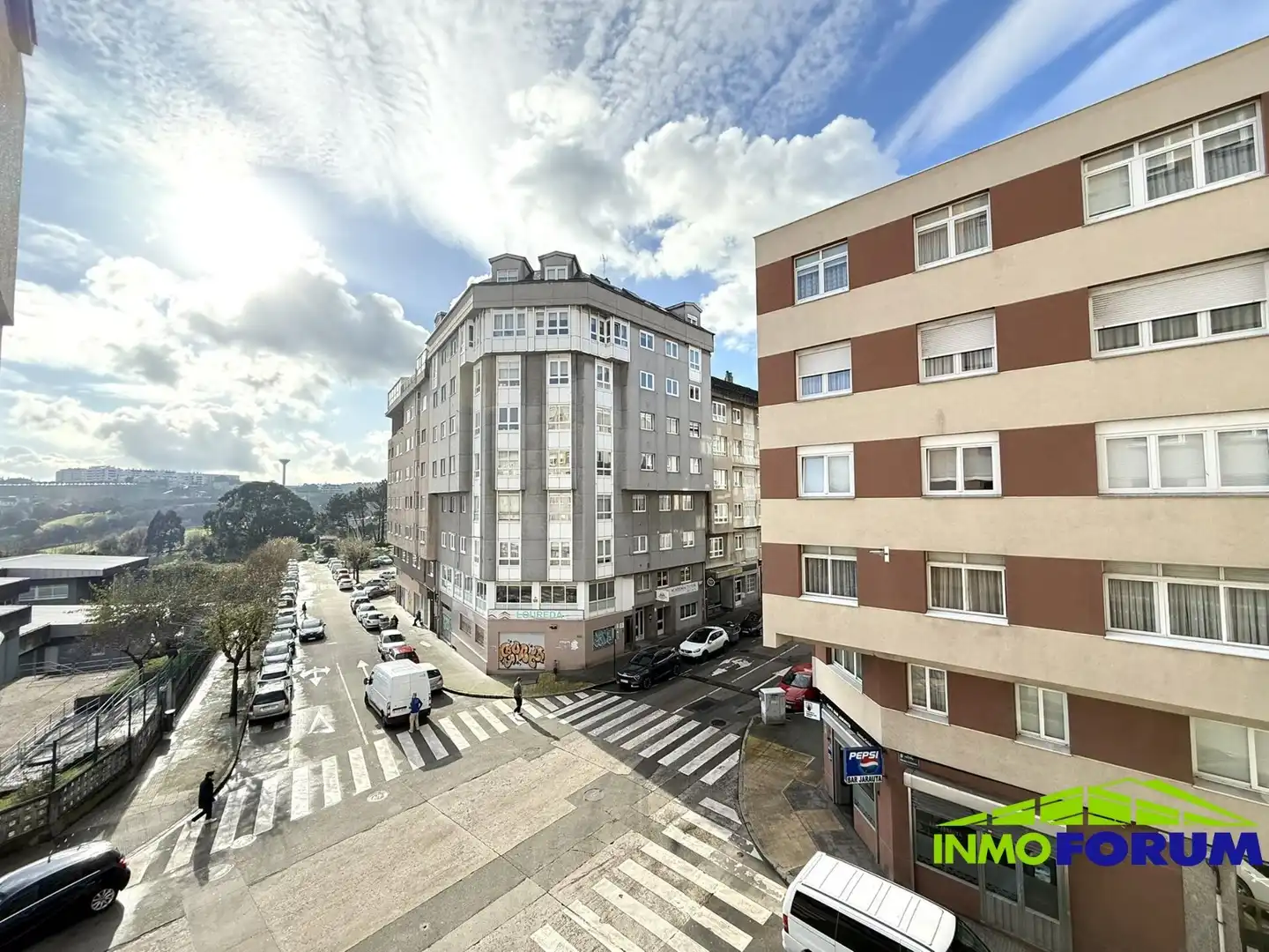 Vista exterior de Pis en venda en A Coruña Capital 
