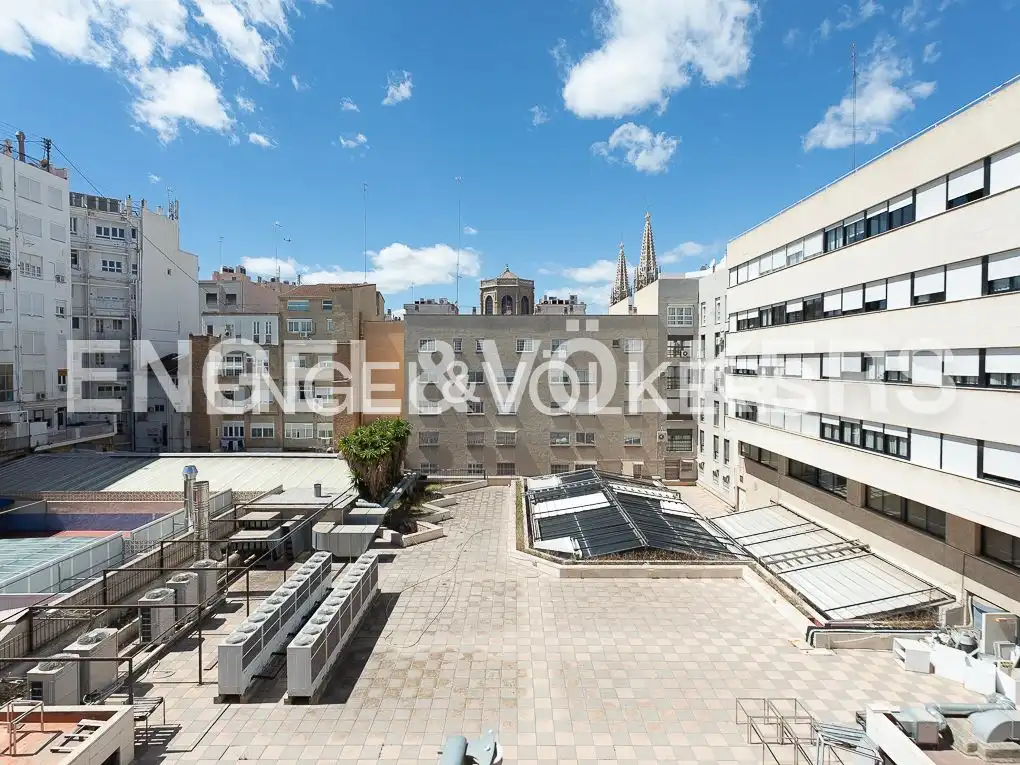 Terrace of Flat for rent in Valencia  with Air Conditioner, Heating and Parquet flooring