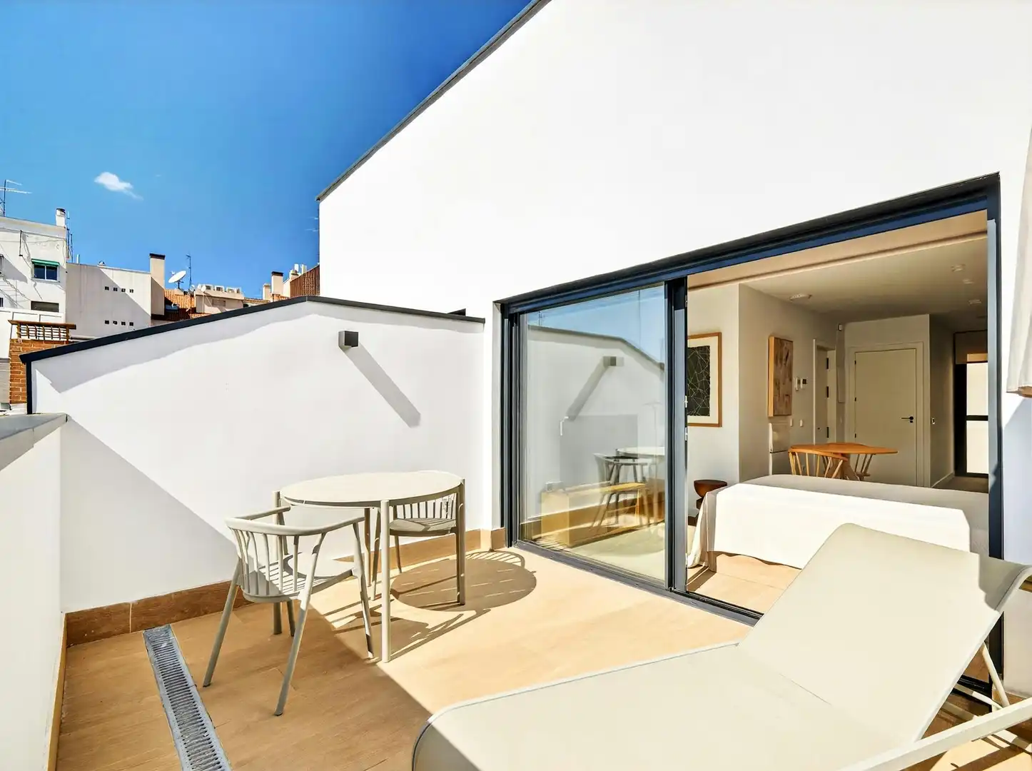 Terrace of Flat for rent in Madrid  with Air Conditioner, Heating and Furnished