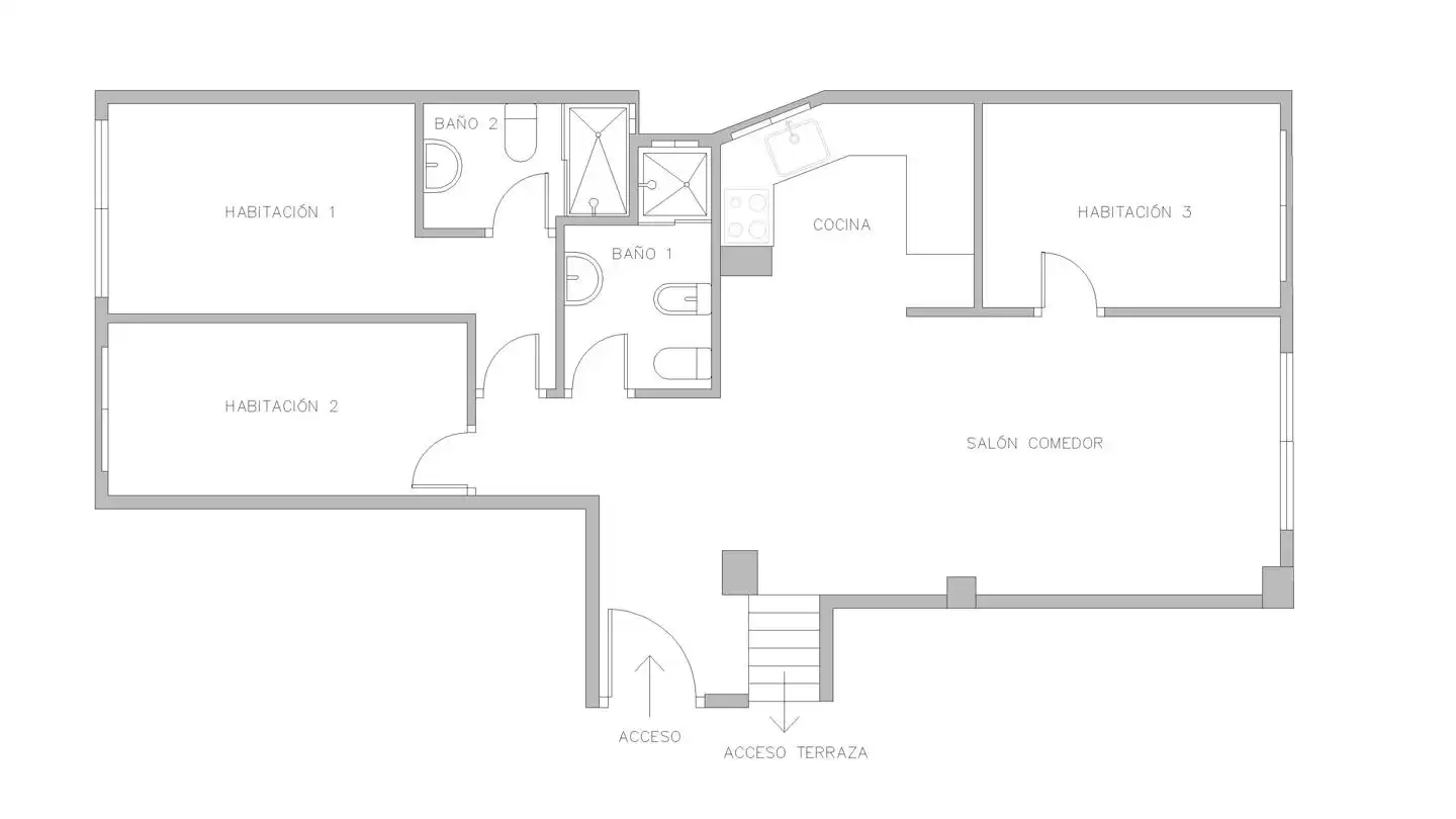 Dachboden zum Verkauf in Cambrils mit Heizung, Terrasse und Balkon