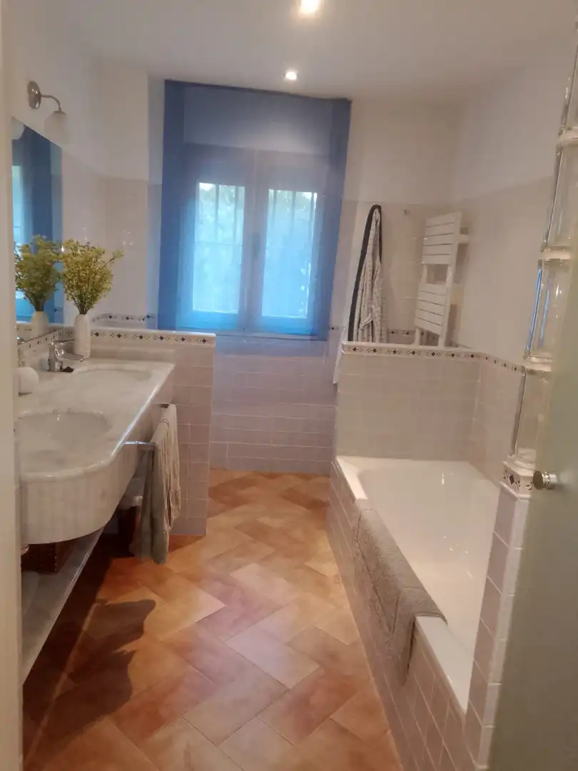 Bany de Casa o xalet en venda en Tibi amb Aire condicionat, Jardí privat i Parquet