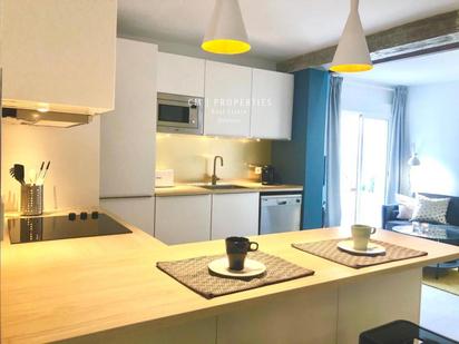 Kitchen of Flat to rent in  Valencia Capital  with Air Conditioner, Terrace and Balcony