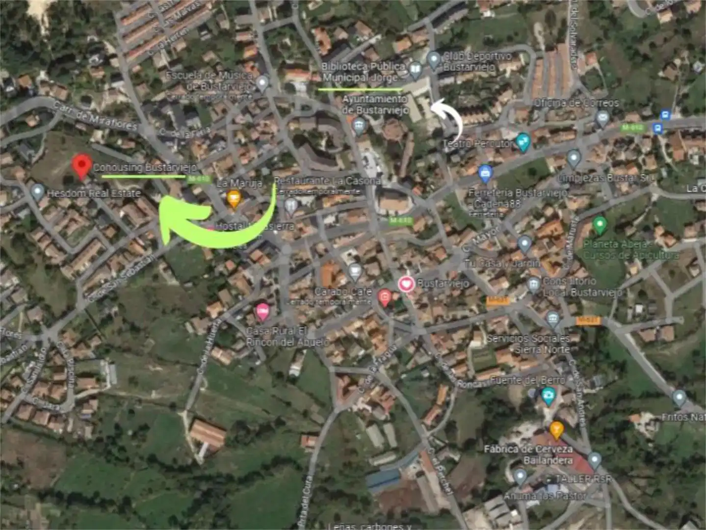 Vista exterior de Casa adosada en venda en Bustarviejo amb Jardí privat i Traster