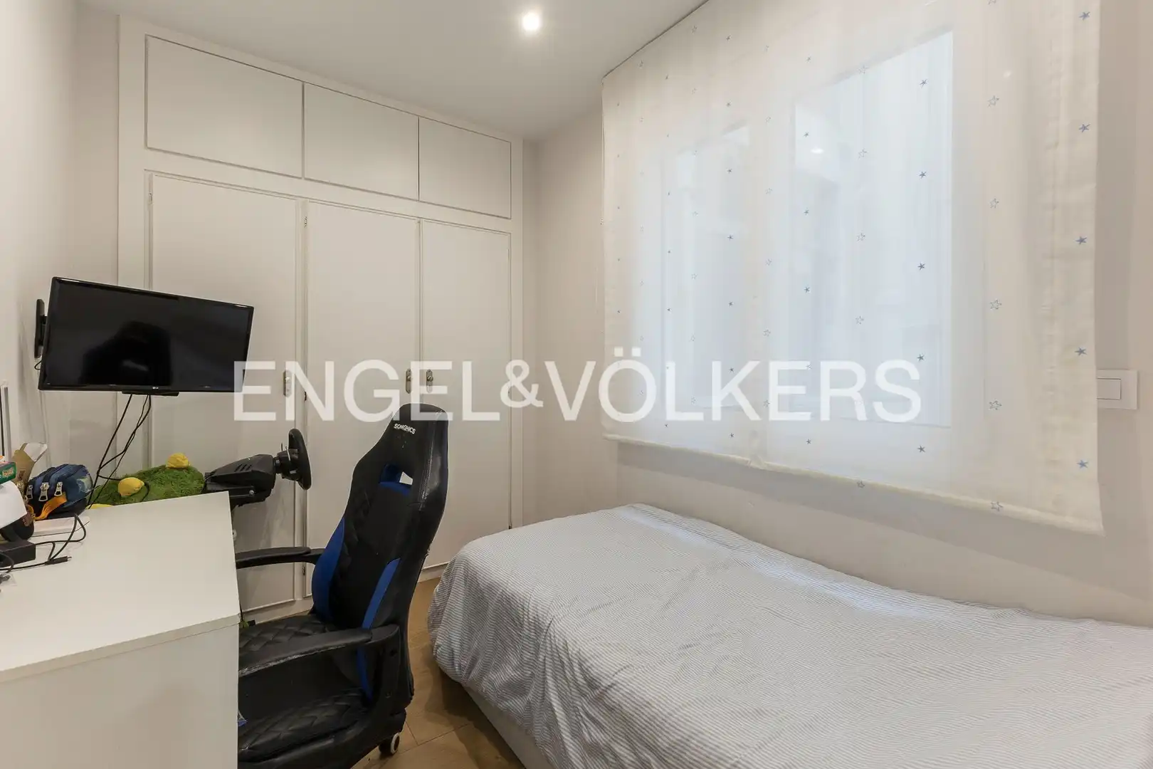 Schlafzimmer von Wohnung zur Miete in Barcelona mit Heizung, Balkon und Haustiere erlaubt