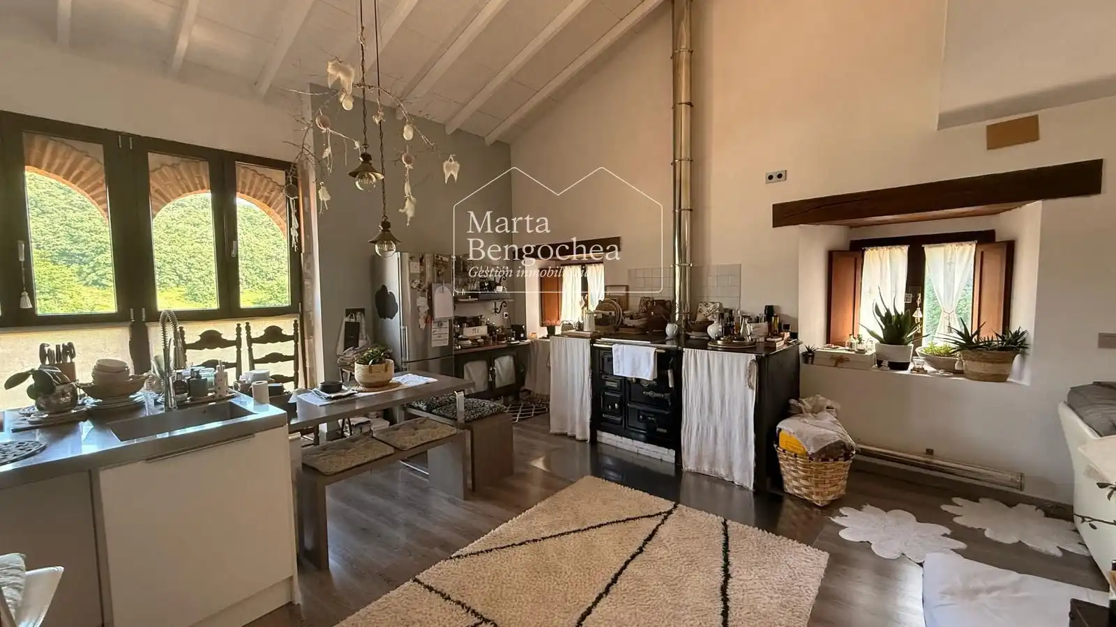 Kitchen of Houses for sale in Condado de Treviño  with Heating, Terrace and Furnished