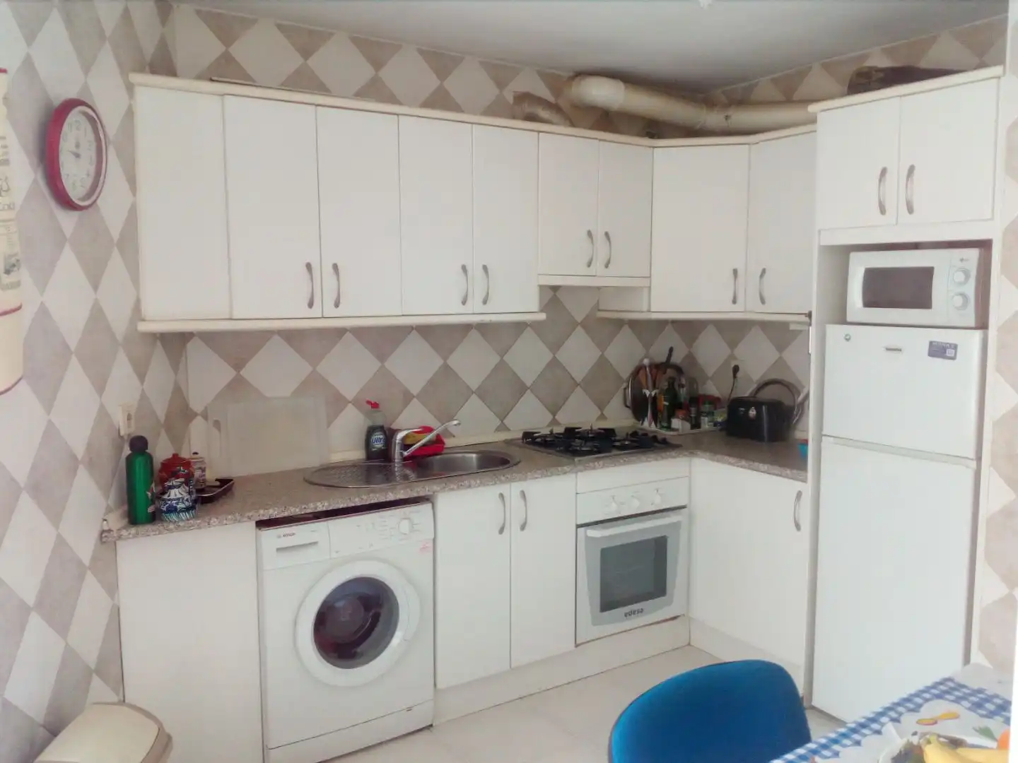 Kitchen of Flat for share in Marbella  with Terrace, Swimming Pool and Furnished