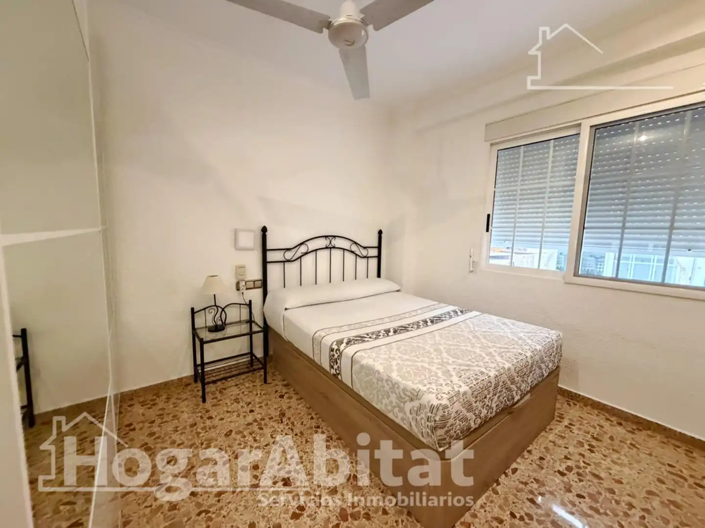 Bedroom of Flat for sale in Torrent  with Air Conditioner, Terrace and Furnished