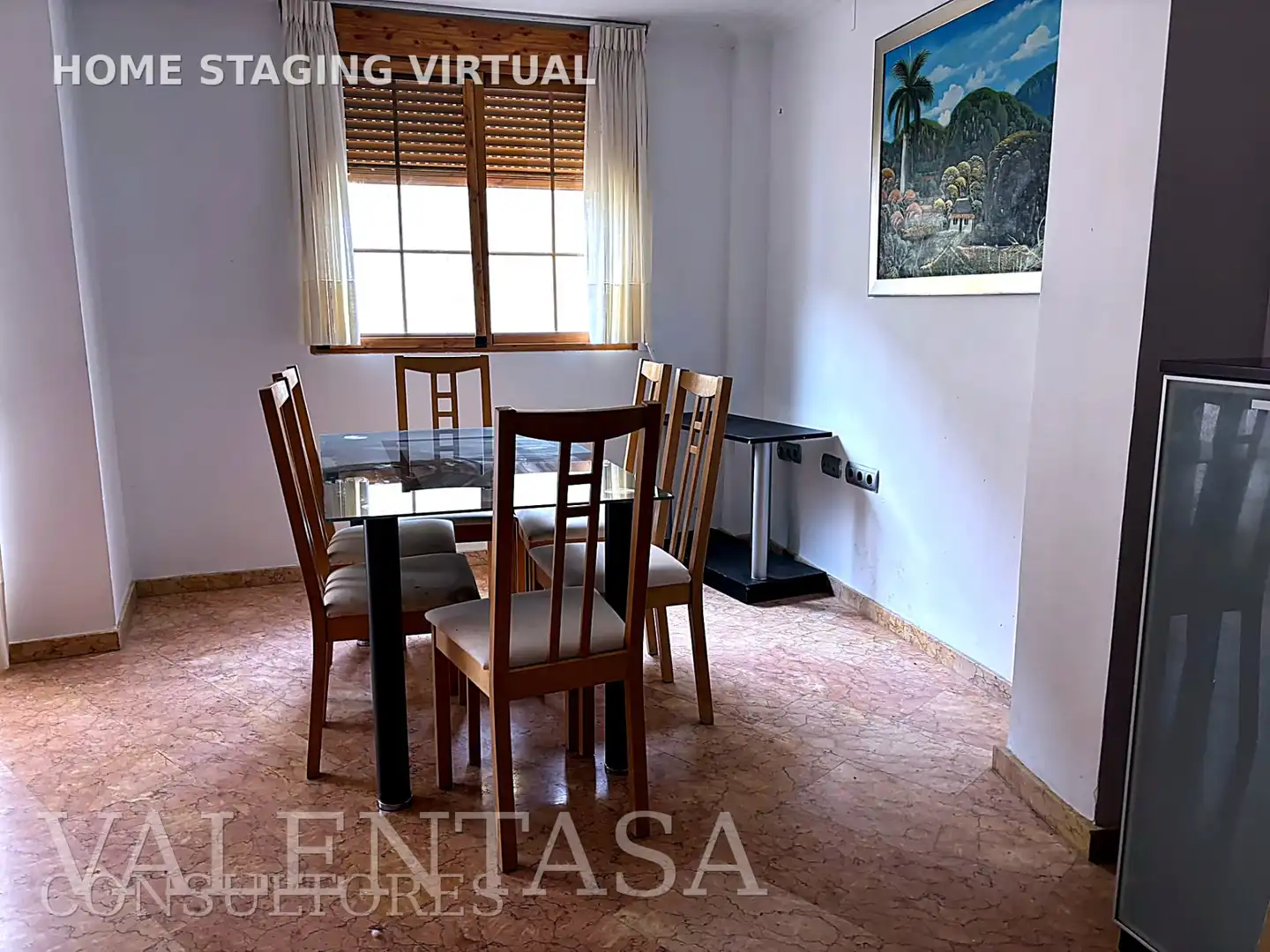 Comedor de Casa adosada en venta en Siete Aguas con Calefacción, Terraza y Amueblado