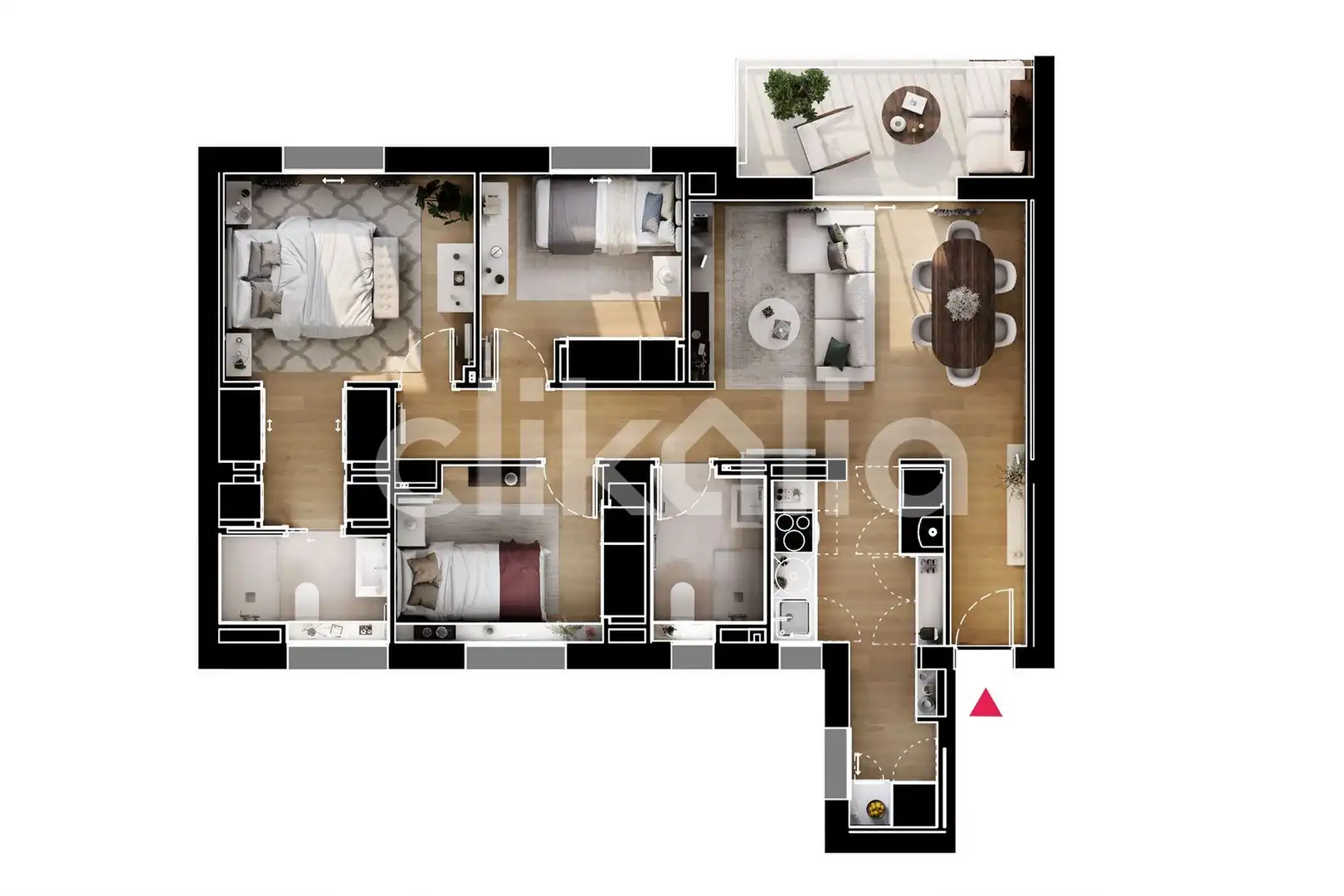 Piso en venta en Madrid con Aire acondicionado, Calefacción y Jardín privado