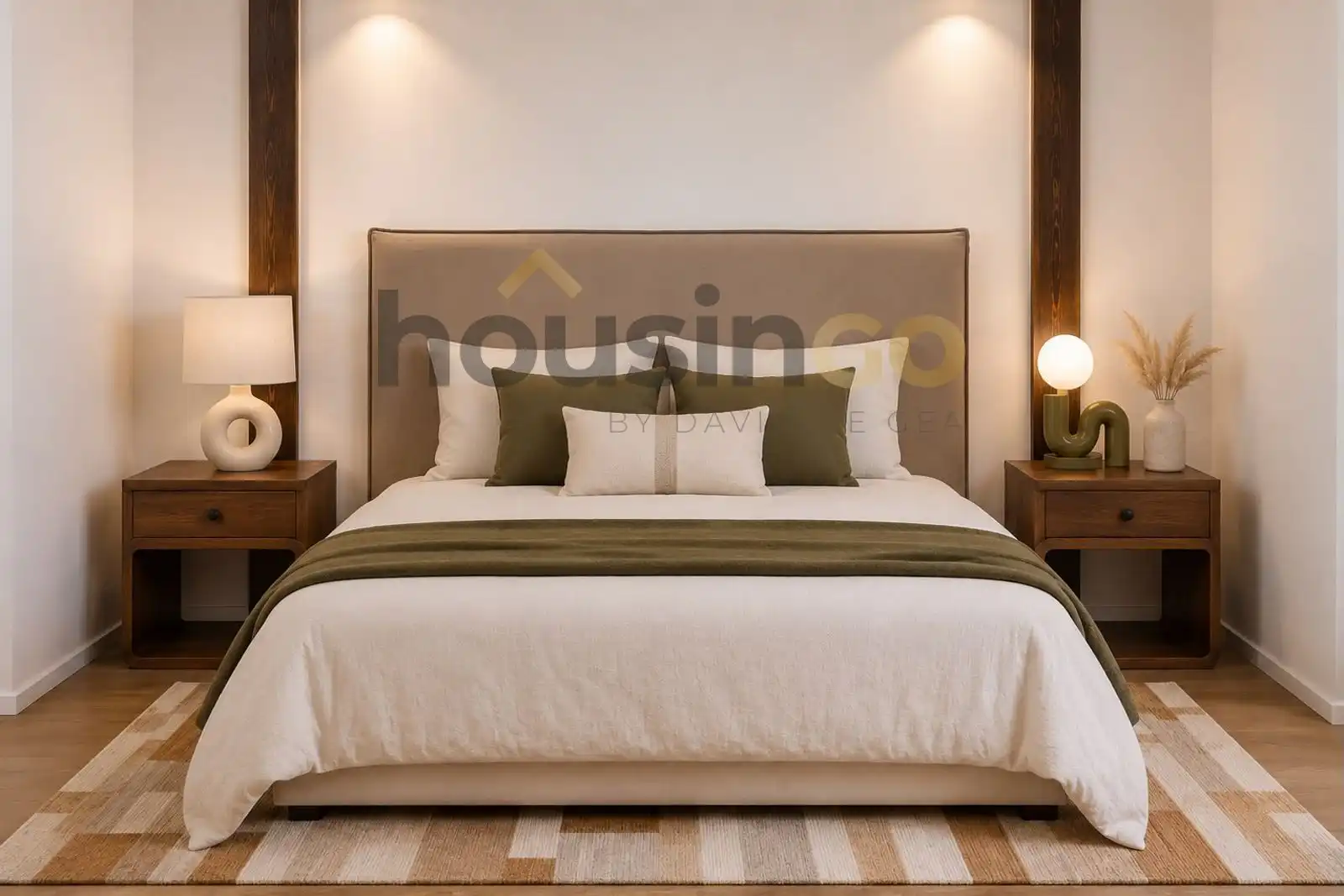 Habitación de Apartamento de alquiler en Madrid con Aire acondicionado, Calefacción y Amueblado