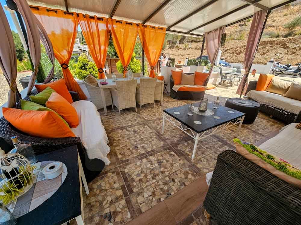 Terrassa de Finca rústica en venda en Pizarra amb Piscina