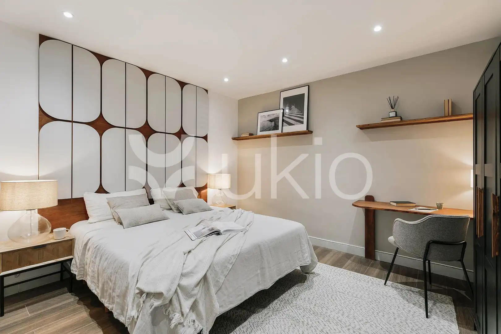 Habitación de Apartamento de alquiler en Barcelona con Aire acondicionado, Amueblado y Horno