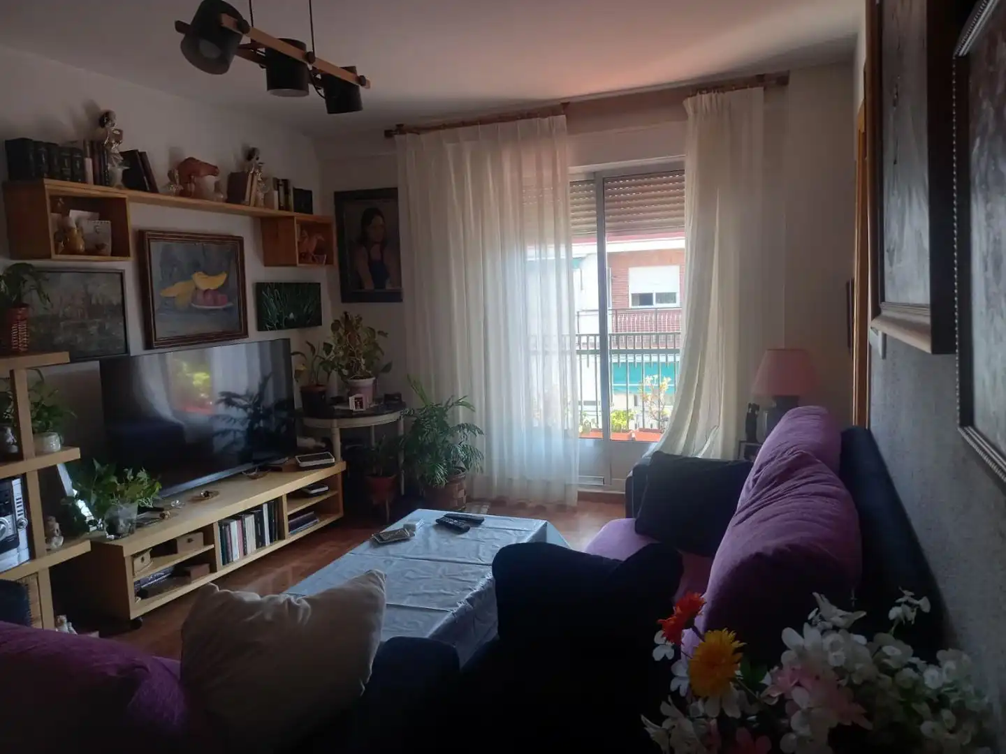 Wohnzimmer von Wohnung zum Verkauf in  Madrid Capital mit Terrasse