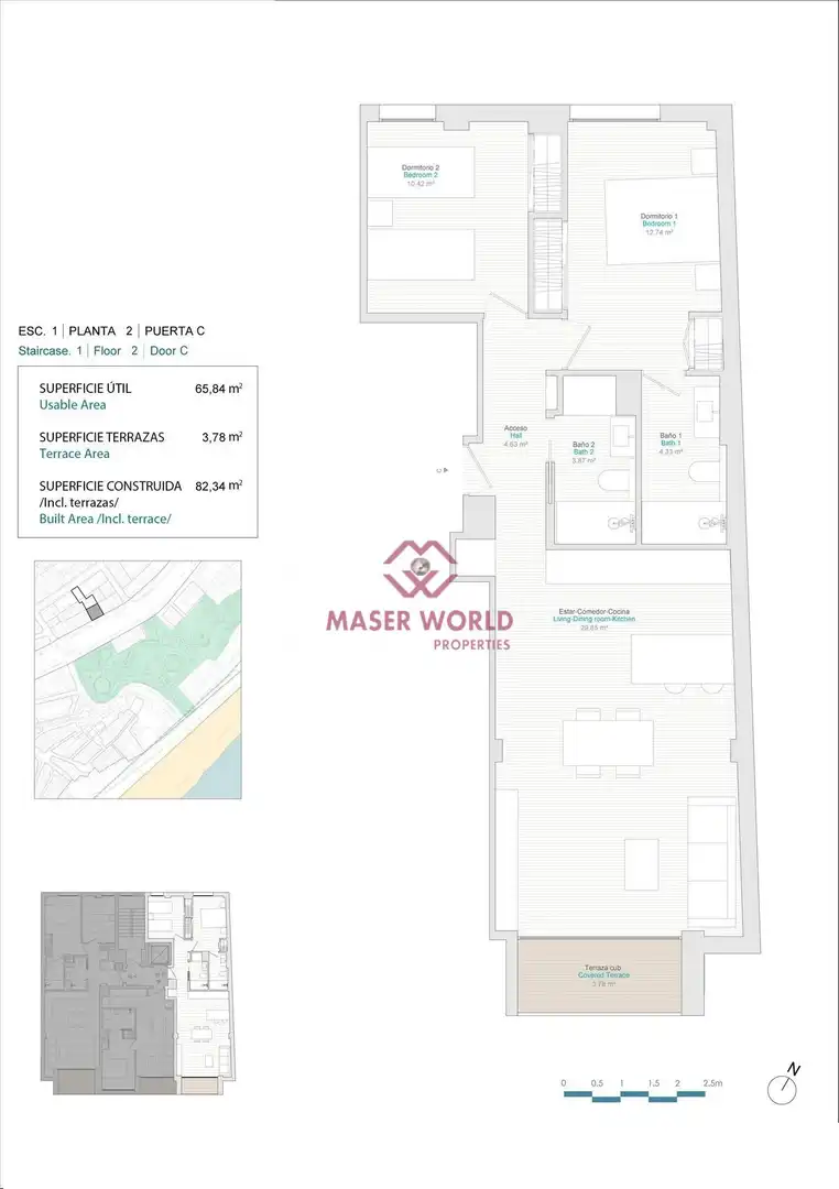Apartment mit Aufzug zum Verkauf in Centro Urbano, imagen 6