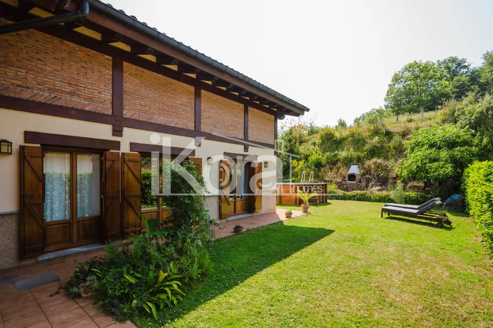 Jardín de Casa adosada en venta en Bergara con Calefacción, Jardín privado y Parquet