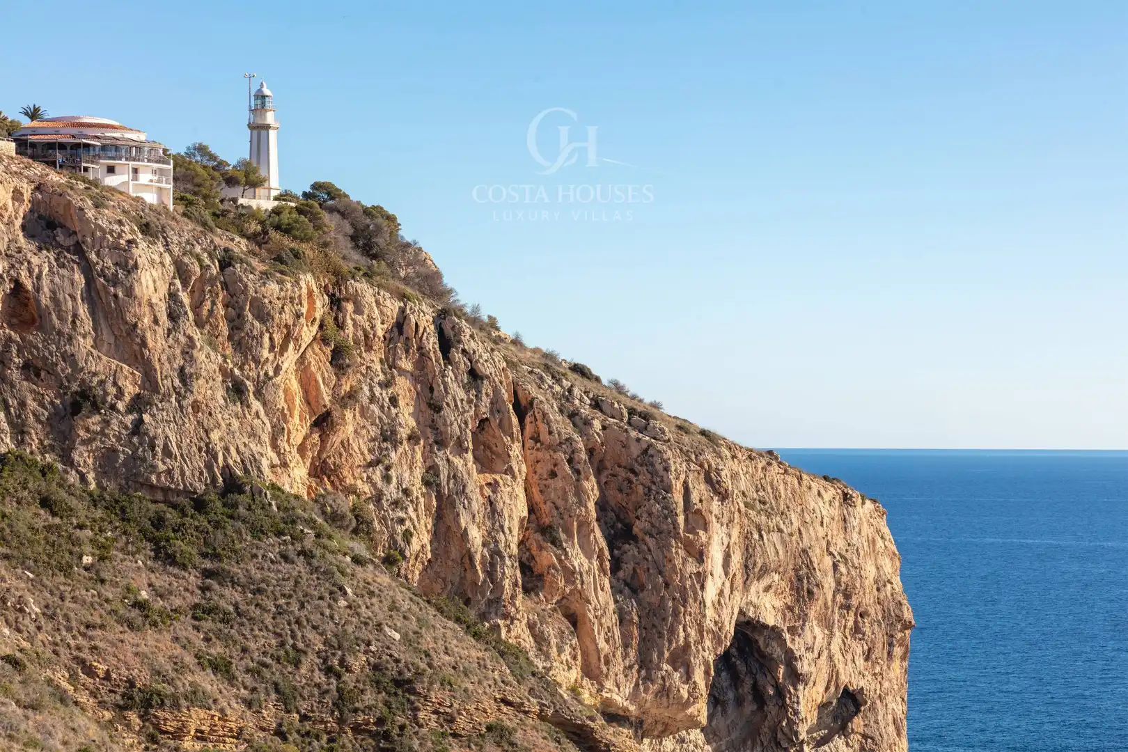 Außenansicht von Haus oder Chalet zum Verkauf in Jávea / Xàbia mit Klimaanlage, Privatgarten und Terrasse