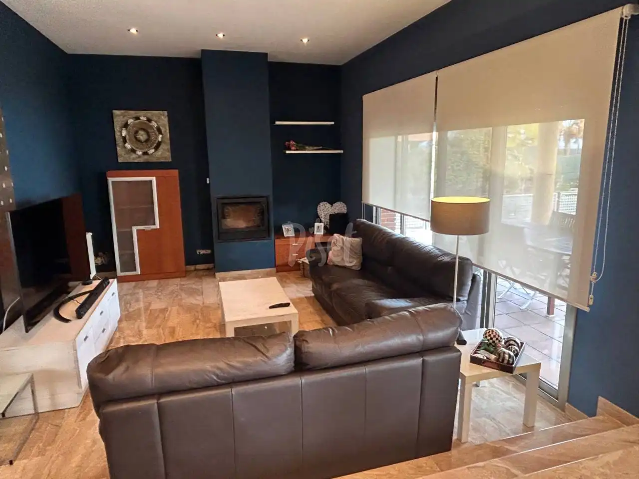 Sala d'estar de Casa o xalet en venda en El Catllar  amb Aire condicionat, Calefacció i Jardí privat