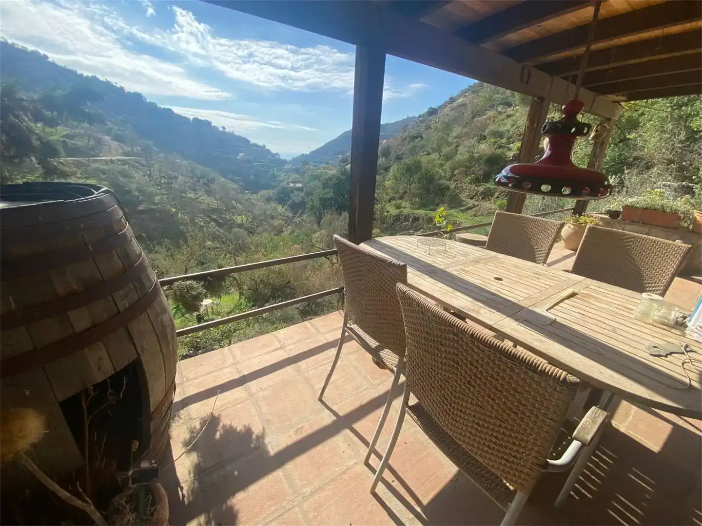 Terraza de Finca rústica en venta en Arenas, Málaga