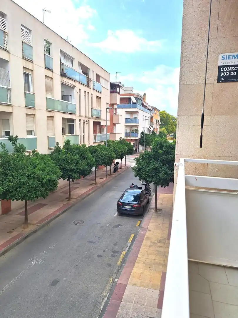 Vista exterior de Pis de lloguer en Murcia amb Aire condicionat, Moblat i Balcó