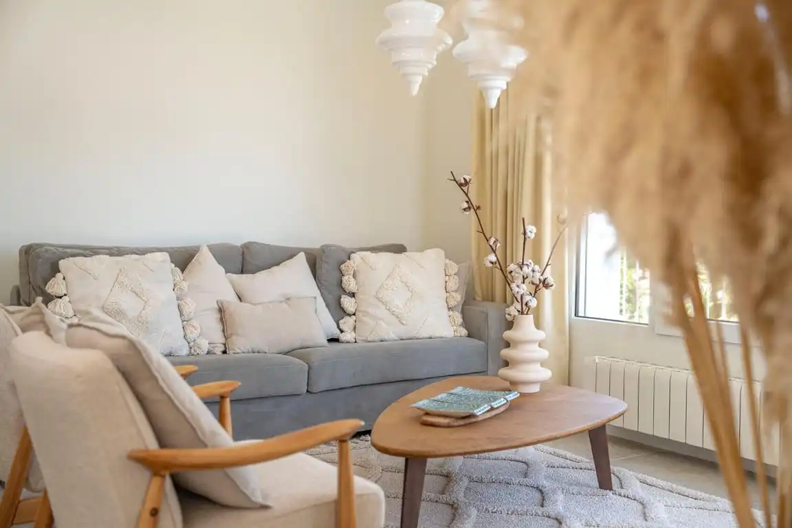 Sala de estar de Casa o chalet de alquiler en Jávea / Xàbia con Aire acondicionado, Trastero y Piscina