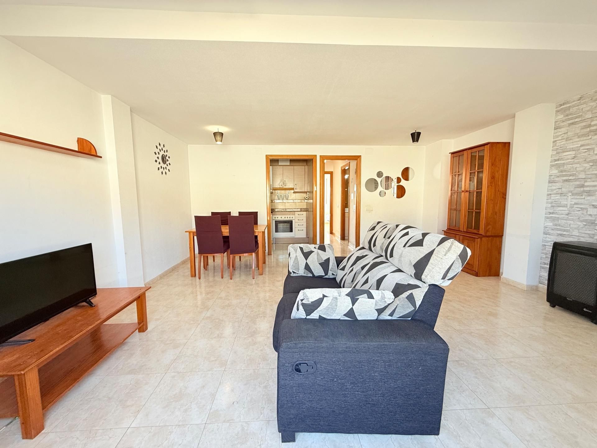 Living room of Flat for sale in Camarles  with Balcony