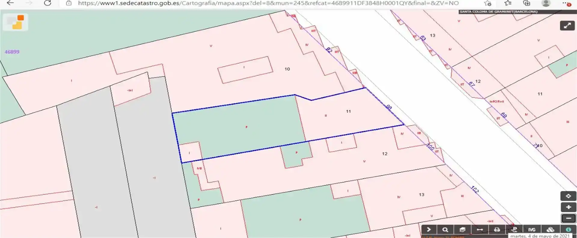 Terreno en venta en Santa Coloma de Gramenet