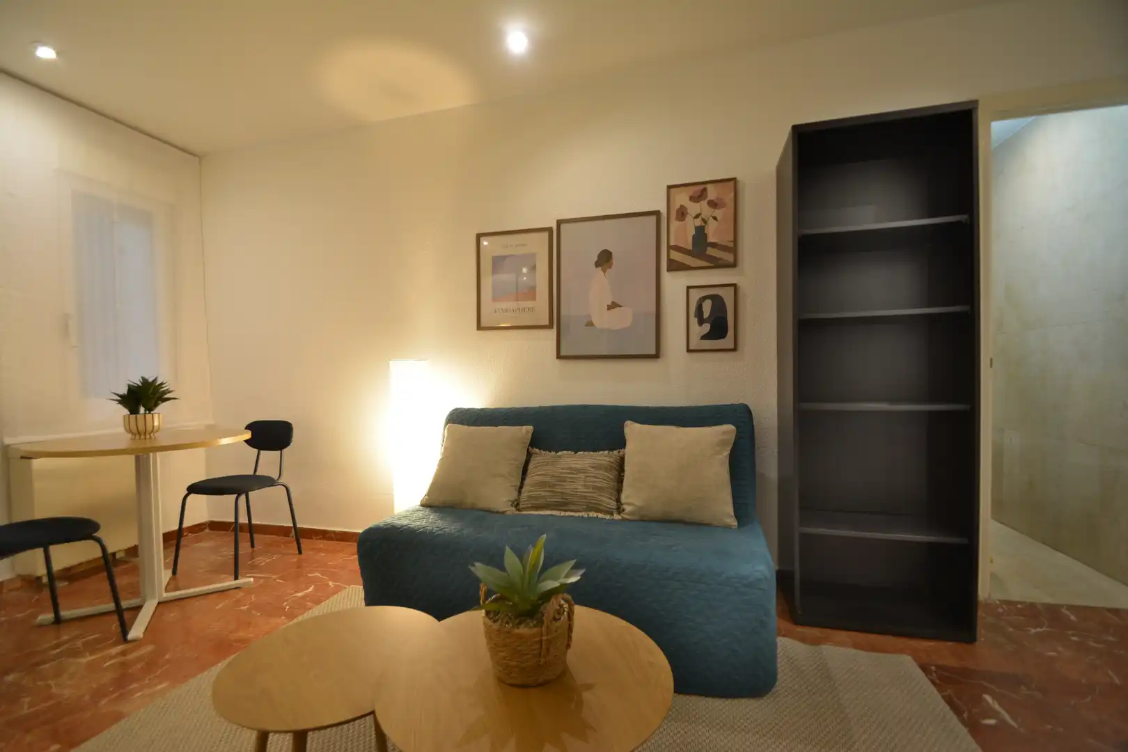 Wohnzimmer von Wohnung zur Miete in Madrid mit Heizung und Möbliert