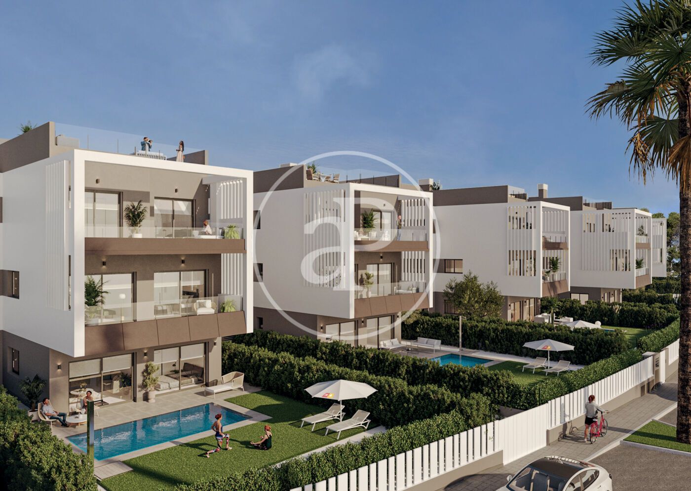 Exterior view of Flat for sale in Ses Salines  with Air Conditioner, Heating and Private garden