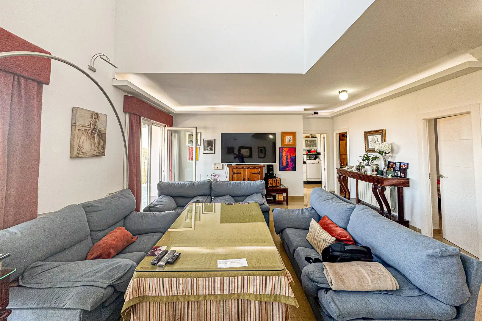 Sala de estar de Casa o chalet en venta en Vícar con Aire acondicionado, Calefacción y Terraza