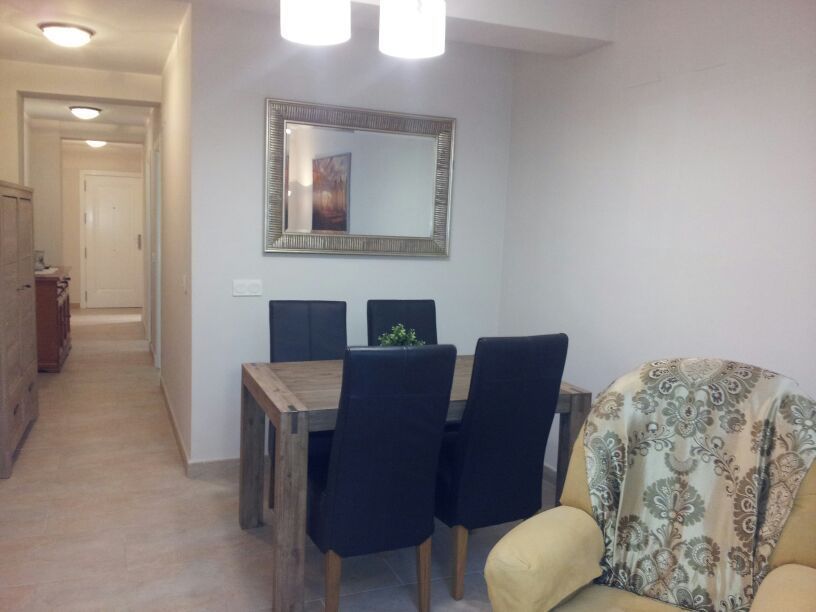 Dining room of Flat to rent in Algeciras  with Furnished