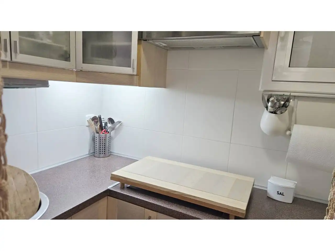 Cuina de Pis de lloguer en Cubelles amb Calefacció, Parquet i Terrassa