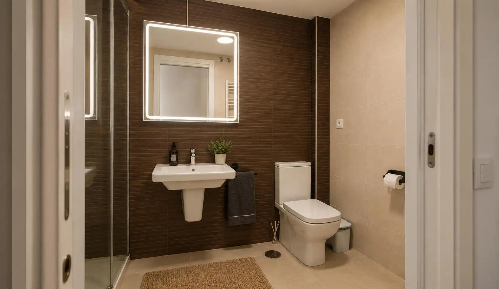 Bathroom of Apartments for sale in Alicante / Alacant  with Air Conditioner, Heating and Terrace