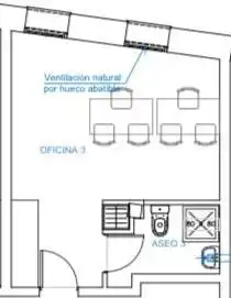 Office for rent in Madrid  with Heating and Furnished
