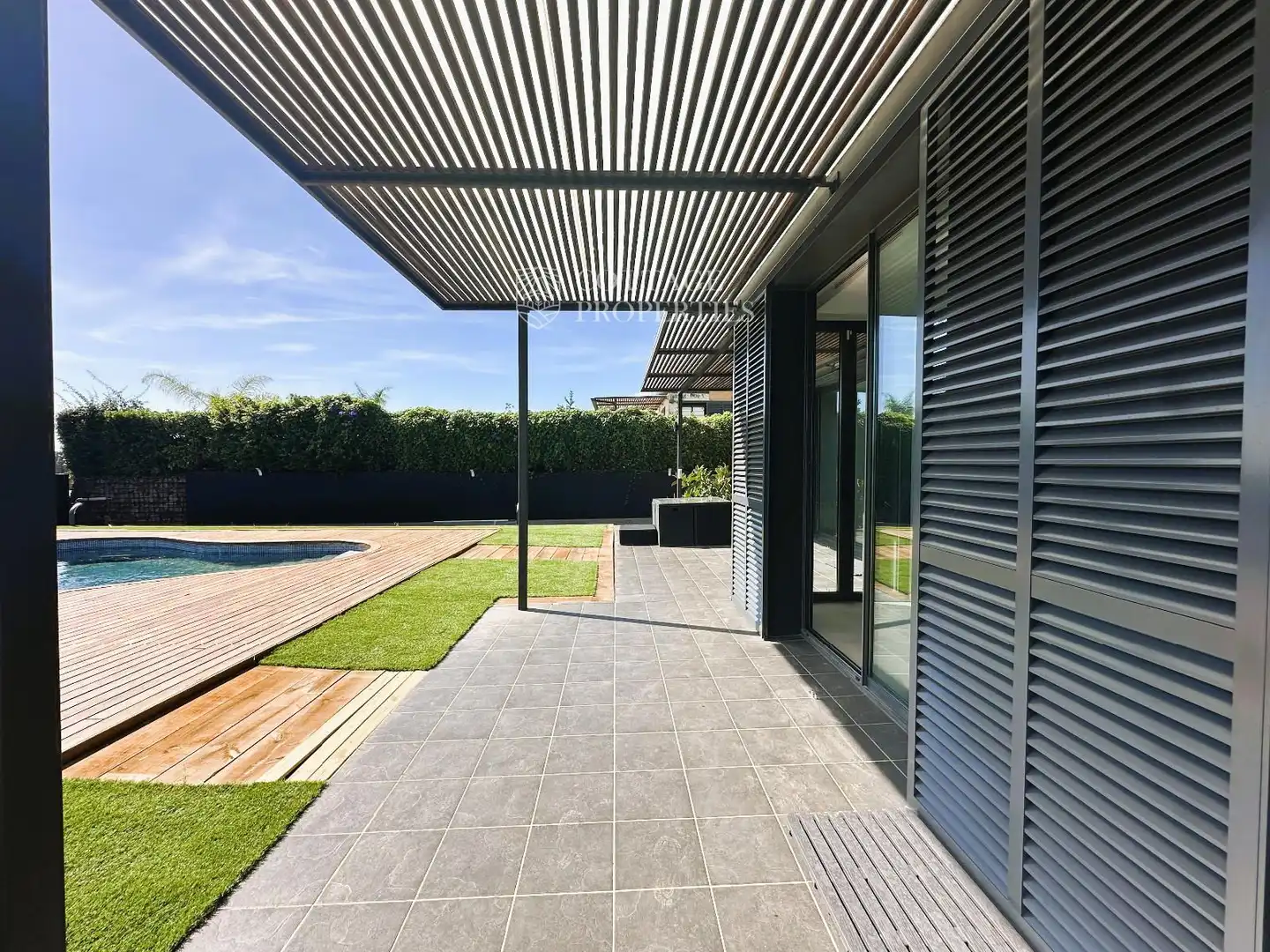Terraza de Casa o chalet en venta en Sant Vicenç de Montalt con Aire acondicionado, Calefacción y Piscina