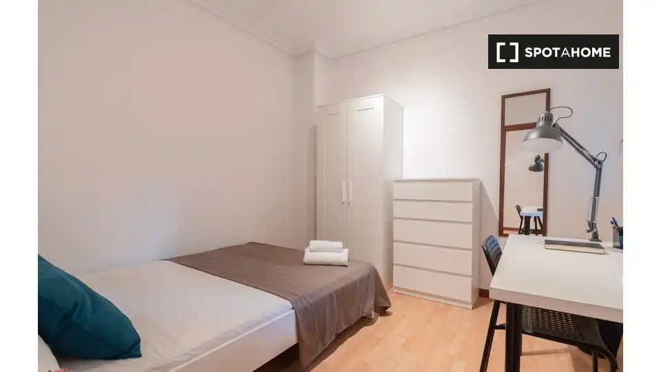 Habitación de Piso de alquiler en Madrid con Aire acondicionado, Calefacción y Amueblado