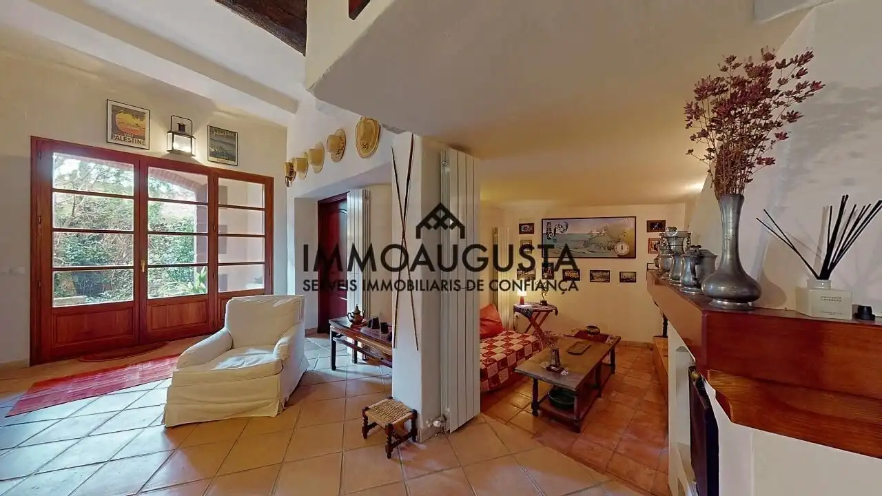 Sala de estar de Finca rústica en venta en Collbató con Aire acondicionado, Calefacción y Terraza