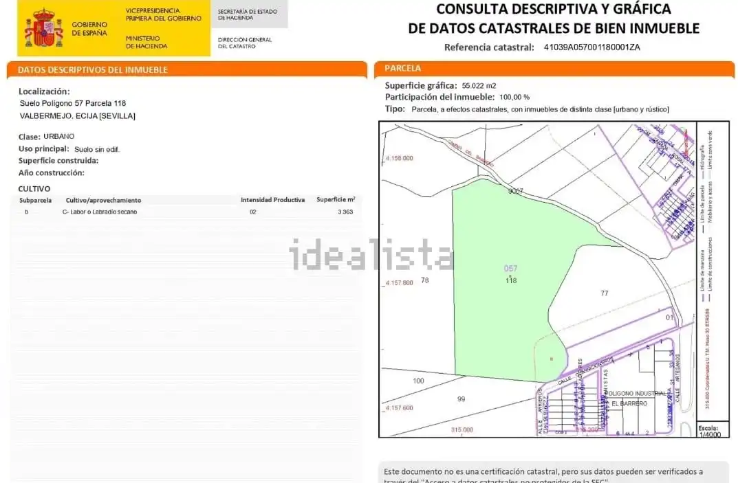 Terreno rústico en venta en Calle Guarnicioneros 1, imagen 2